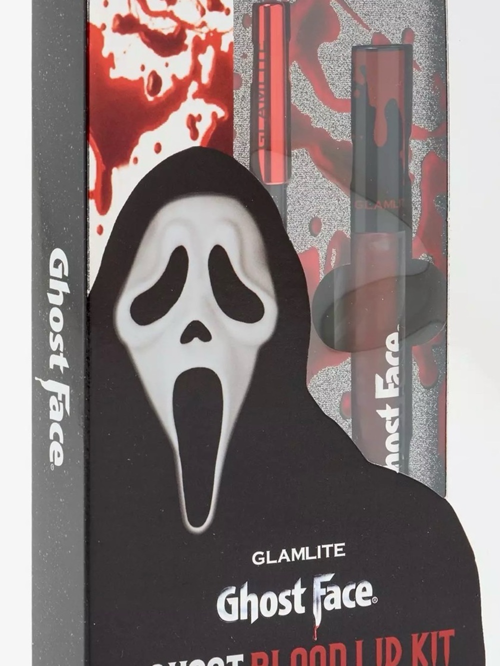 GLAMLITE Ghost Face Red Lip Kit – Bold Red Party Look